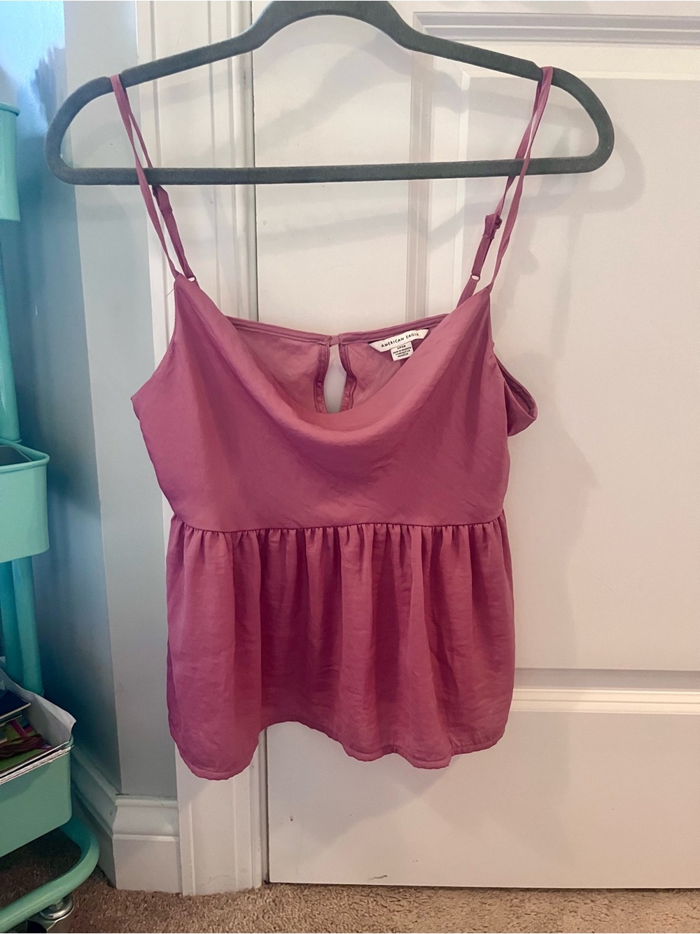 Pink American Eagle Babydoll top